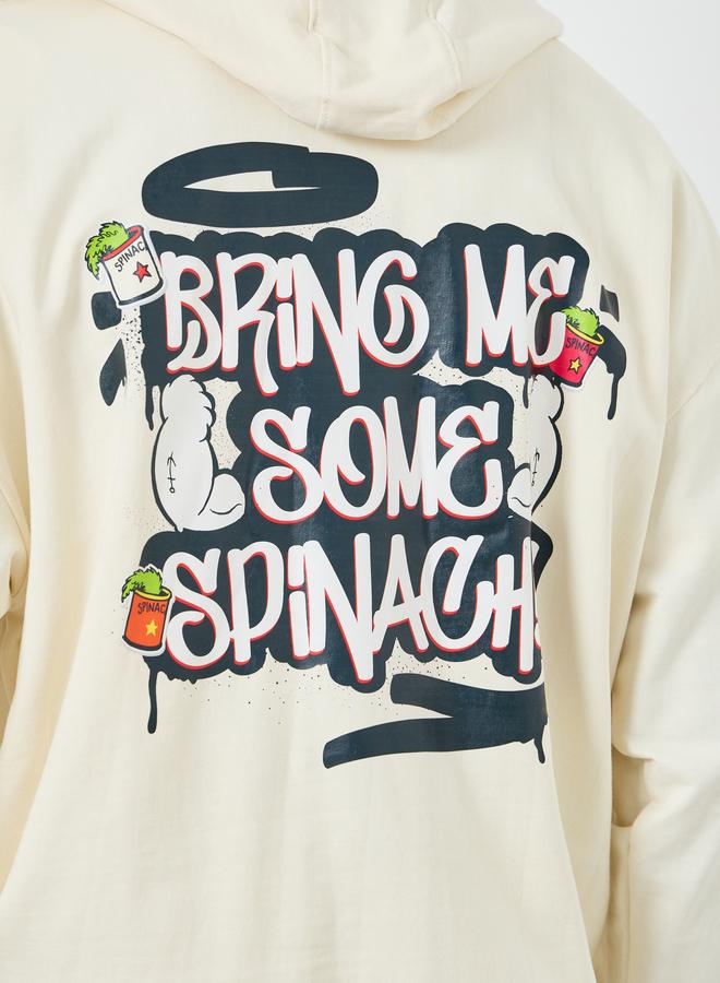 ستايلي هودي بطبعة شخصية باباي بقصة واسعة - Image 4